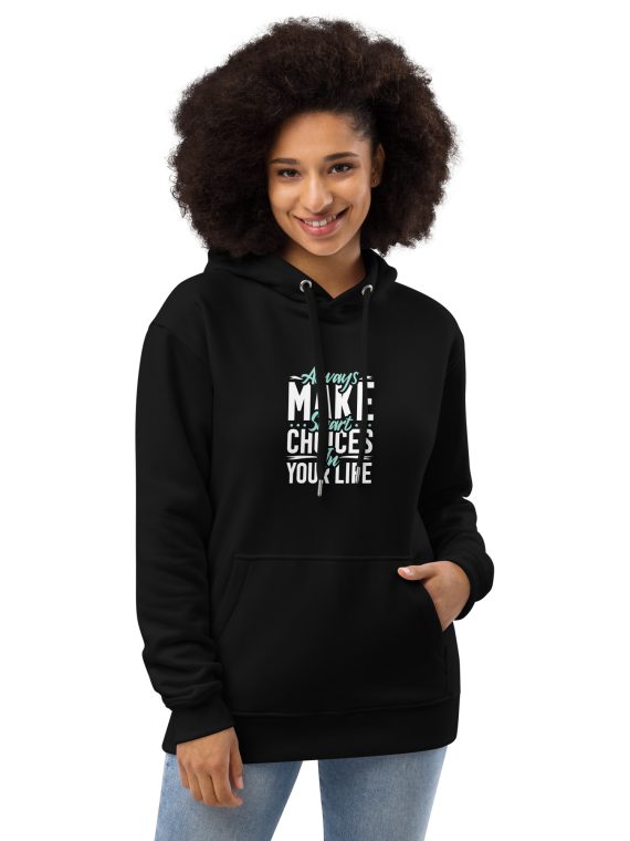 Smart Choice Women's Motivation Hoodie - Premium Eco Streetwear for Empowered Living